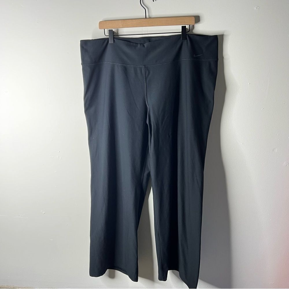 Nike Black Wide Leg Legging Yoga Pants size 2X